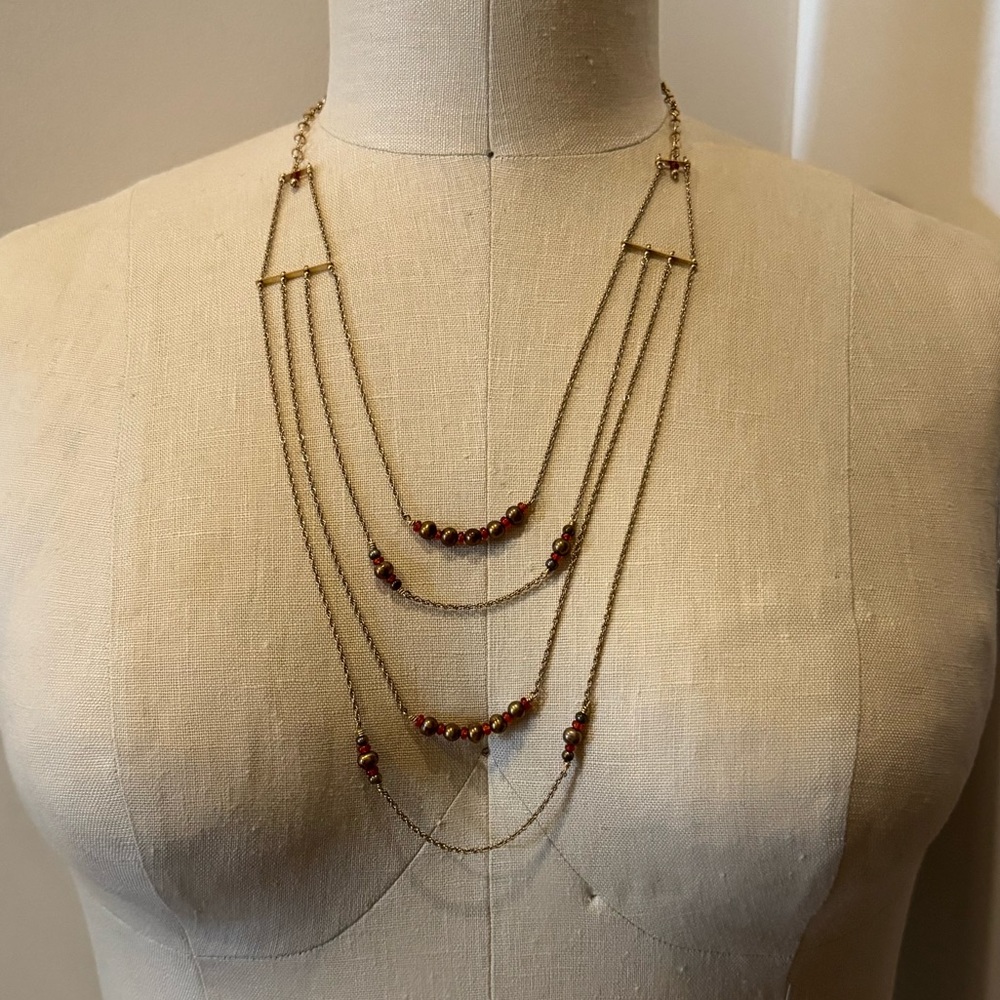 Sogoli beaded chain necklace